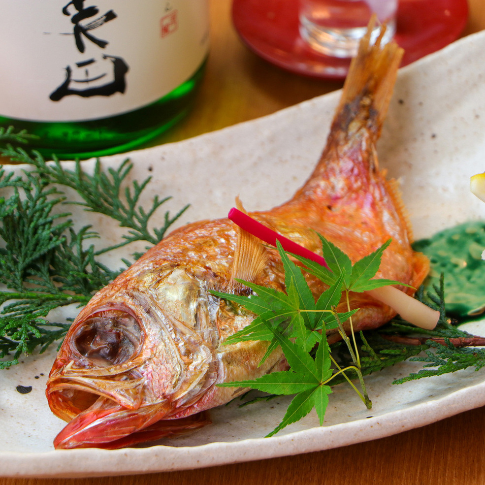 金目鯛の塩焼き